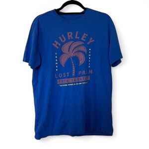 Hurley Blue Graphic Men's T-Shirt